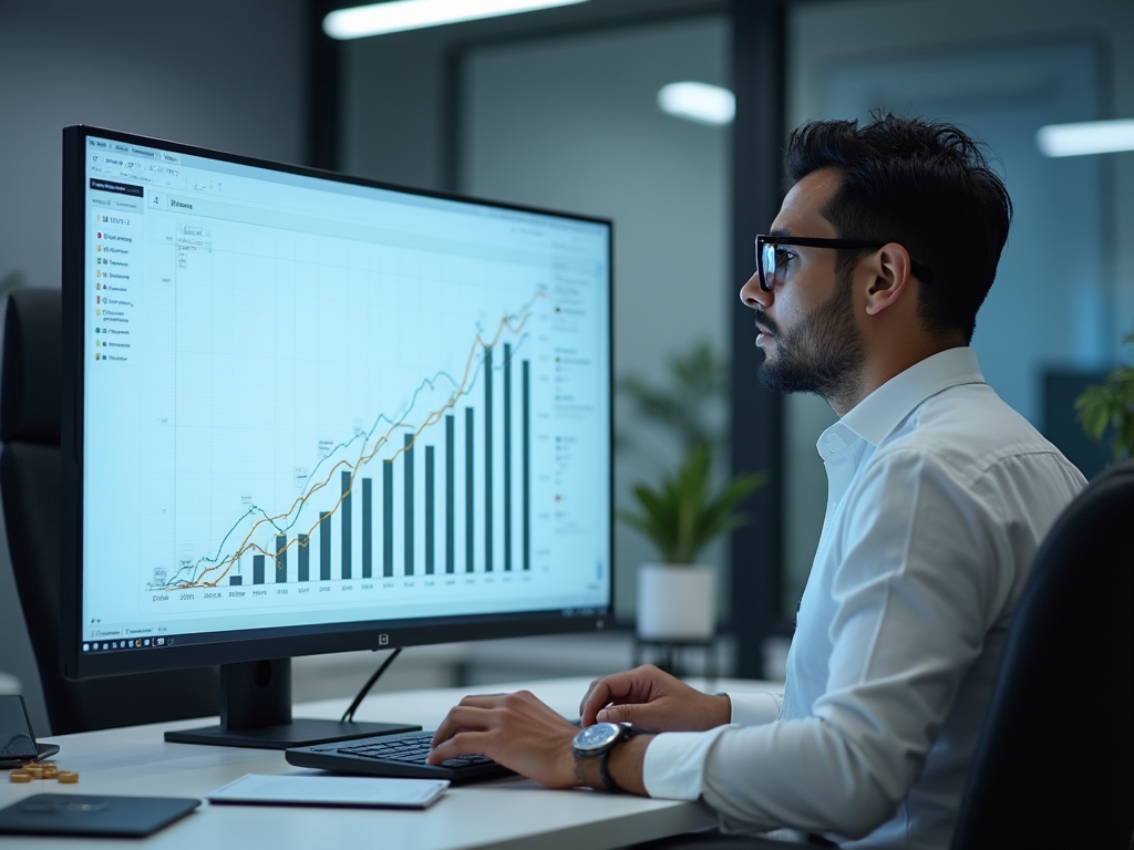 Compound interest visualization